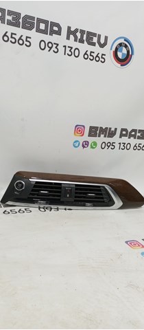Молдинг (накладка) приборной панели "торпедо", центральный 51456820690 BMW