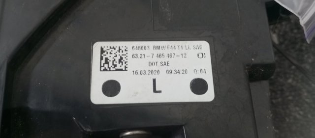 63217465467 BMW Фонарь задний левый внешний купить в Запорожье