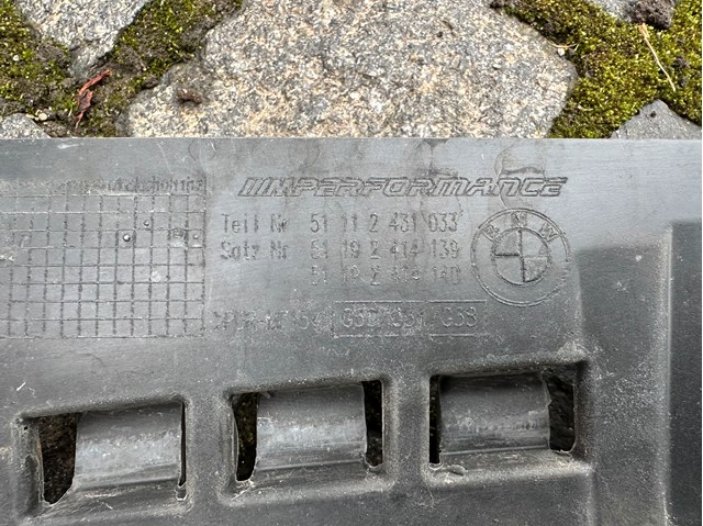 51192414139 BMW Спойлер переднего бампера купить в Чернигов
