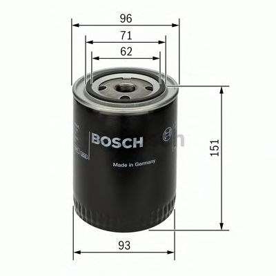 BOSCH 0451203012 Фильтр масляный в наличии Павлоград