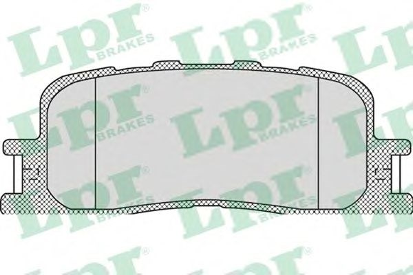 05P1115 LPR Задние тормозные колодки купить в Тернополь