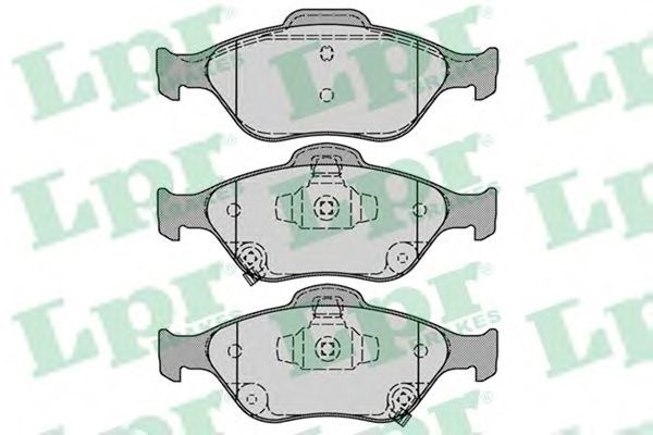 05P1283 LPR Передние тормозные колодки купить в Киев