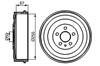 Тормозной барабан 0986477144 BOSCH