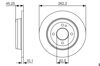 Дисковый тормоз 0986479A44 BOSCH