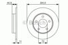 Диск тормозной задний 0986479S50 BOSCH