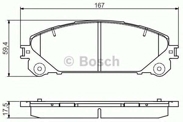 0986495169 Колодки тормозные передние дисковые купить Чернигов