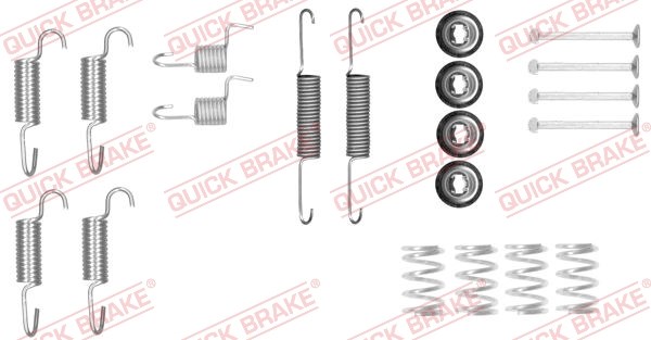 105-0025 quick brake комплект пружинок колодок ручника chevrolet lacetti/nubira 1.4-2.0d 05- (sumito 105-0025