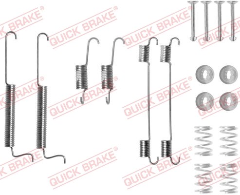 105-0795 quick brake комплект пружинок колодок ручника daewoo matiz/chevrolet matiz 0.8/1.0 98- (dae 105-0795