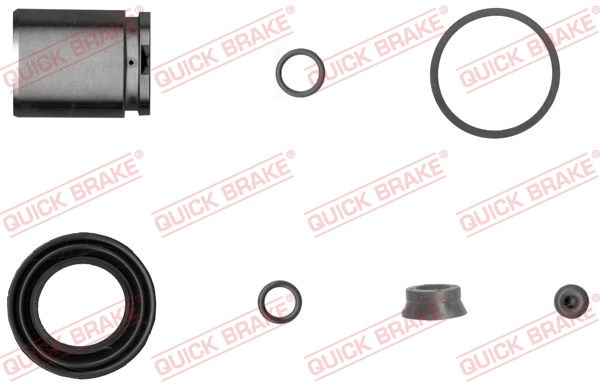 114-5016 quick brake ремкомплект супорта (заднього) vw caddy iii/t5 03-10 (d41mm) (lucas) 114-5016
