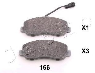 JAPKO 50156 Колодки тормозные передние дисковые в наличии Запорожье