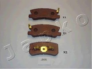 JAPKO 51505 Задние тормозные колодки в наличии Черкассы