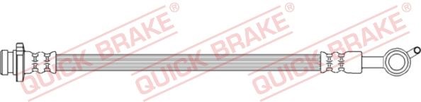 58.021 quick brake шланг тормозной (задний/l) nissan juke/leaf 10- (198mm) m10x1 58.021