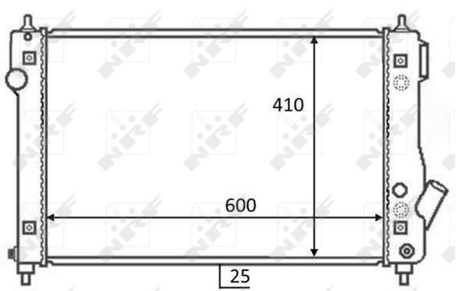 59054 NRF Радиатор купить в Ирпень