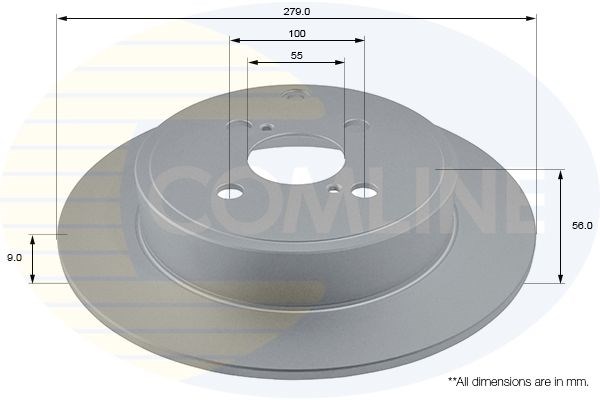 Adc01116 comline - диск гальмівний з покриттям ADC01116