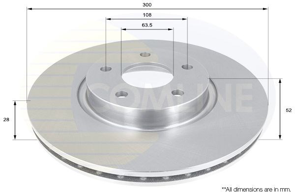 COMLINE ADC1249V Передние тормозные диски в наличии Ирпень
