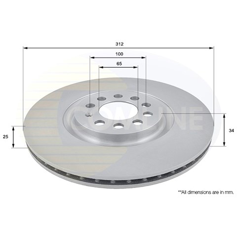 ADC1438V Диск тормозной передний купить Кривой Рог