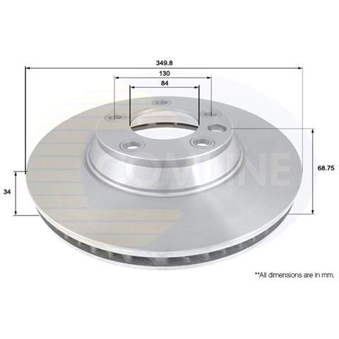 COMLINE ADC1474V Передние тормозные диски в наличии Чернигов