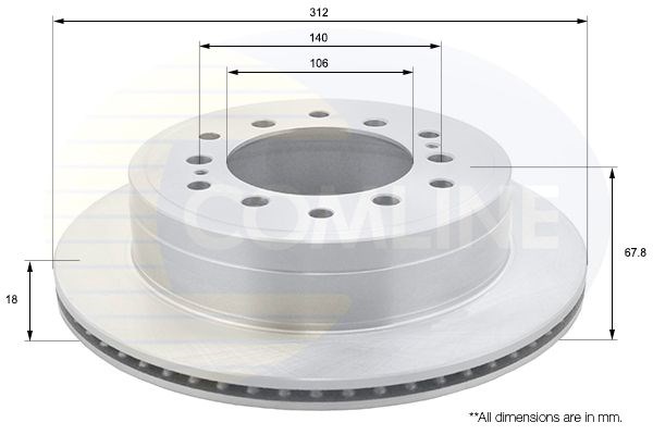 ADC2514V Диск тормозной задний купить Каменское