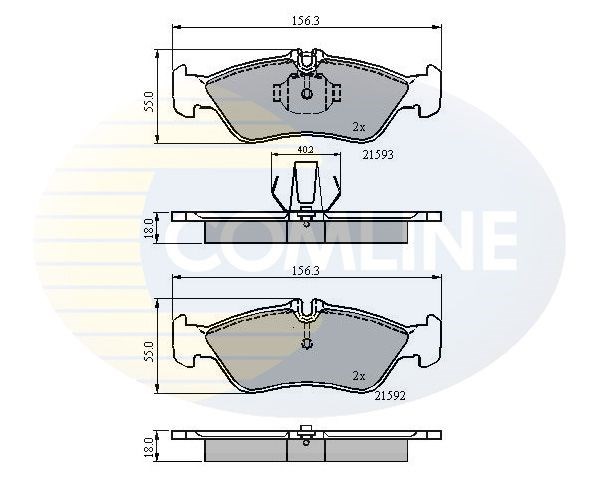 CBP0478 Колодки тормозные задние дисковые купить Ровно