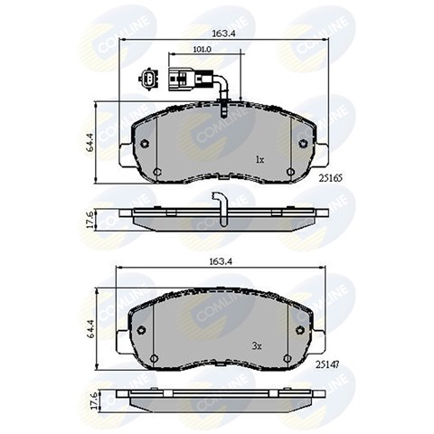CBP12106 Колодки тормозные передние дисковые купить Кривой Рог
