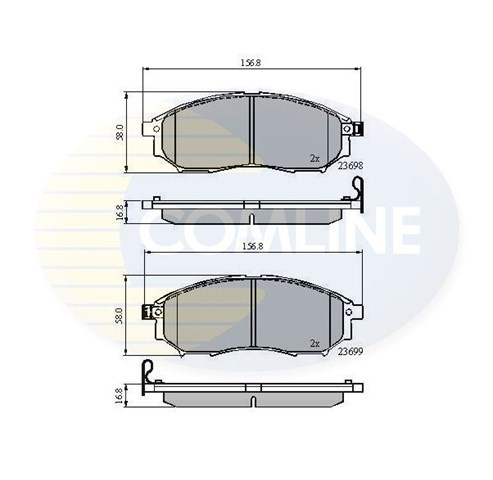 CBP31524 Колодки тормозные передние дисковые купить Тернополь