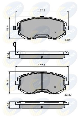 CBP31760 Передние тормозные колодки купить Тернополь