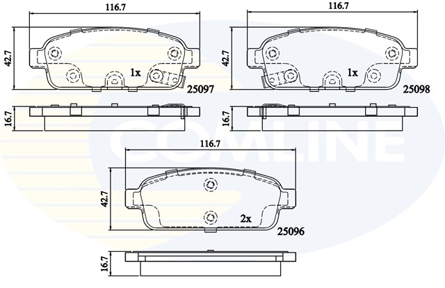CBP32024 Колодки тормозные задние дисковые купить Чернигов