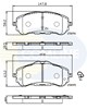 Колодки передние CBP32232 COMLINE