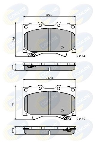 CBP3831 Передние тормозные колодки купить Сумы