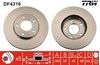 Диск тормозной передний DF4316 TRW