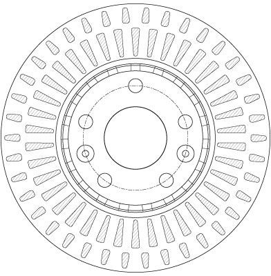 Df6184  trw - гальмівний диск DF6184