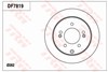 Задний дисковый тормоз DF7819 TRW