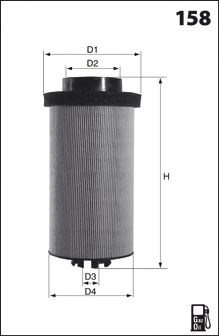 Elg5517 фільтр палива ( аналог95022e/kx80/1d) ELG5517