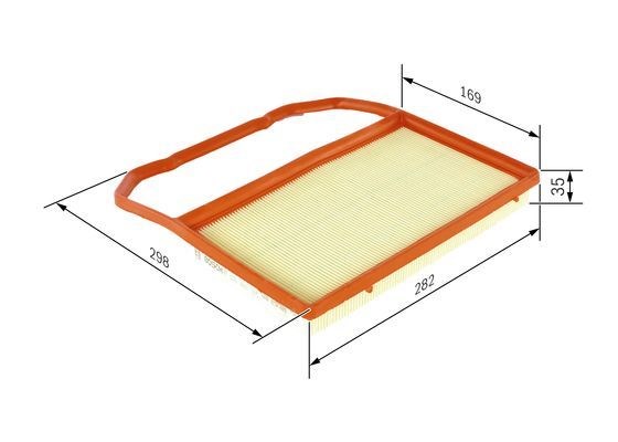 F026400285 BOSCH Фильтр воздушный купить в Черновцы