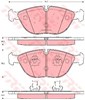 Колодки передние GDB1285 TRW