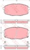 Колодки передние GDB3342 TRW