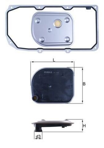 MAHLE HX158D1 Фильтр АКПП в наличии Ирпень