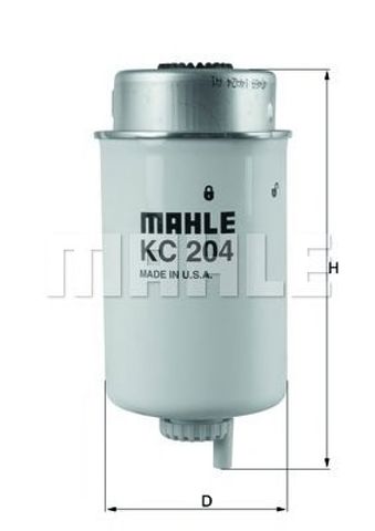 KC204 MAHLE Фильтр топливный купить в Киев