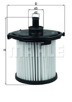 MAHLE KX387D Топливный фильтр в наличии Тернополь