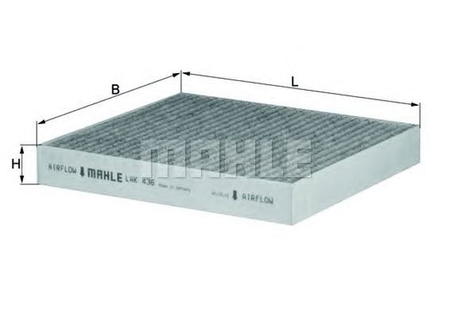 MAHLE LAK436 Фильтр салона в наличии Винница