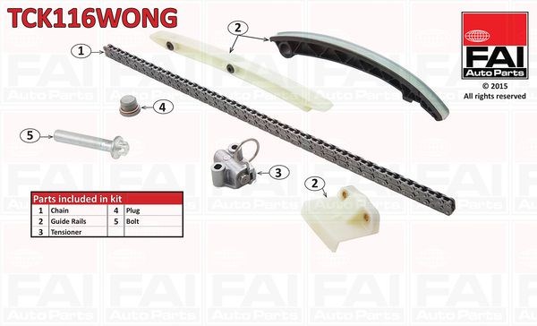 FAI TCK116WONG Комплект цепи ГРМ в наличии Черкассы