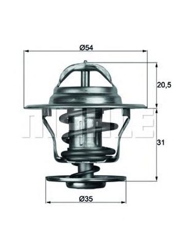 MAHLE TX1371D Термостат в наличии Хмельницкий