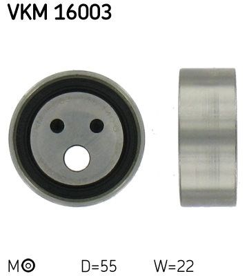 Vkm 16003 skf ролик модуля натягувача ременя VKM 16003