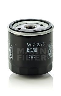 W712/75   (mann) фільтр масла W712/75