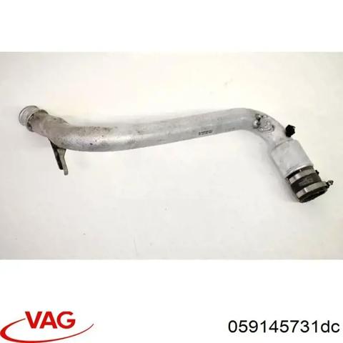 Патрубок воздушный, выход из компрессора (наддув) 059145731DC VAG