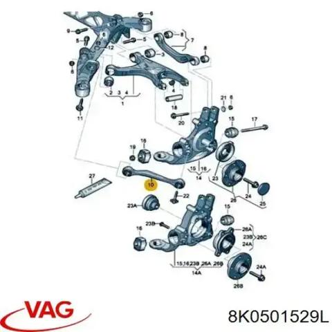 Поперечный рычаг задней подвески 8K0501529L VAG