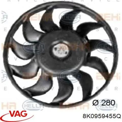 Вентилятор системы охлаждения правый 8K0959455Q VAG