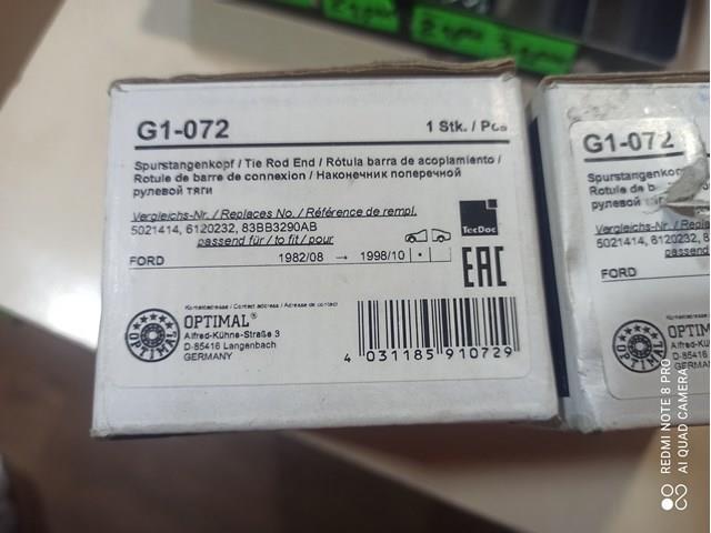OPTIMAL G1072 Рулевой наконечник в наличии Ирпень