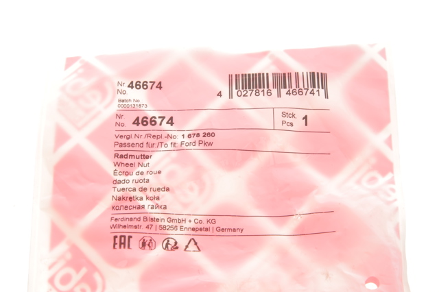 FEBI 46674 Гайка колесная в наличии Киев