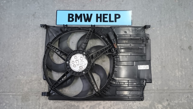 Диффузор радиатора охлаждения в сборе с мотором 17427617608 BMW